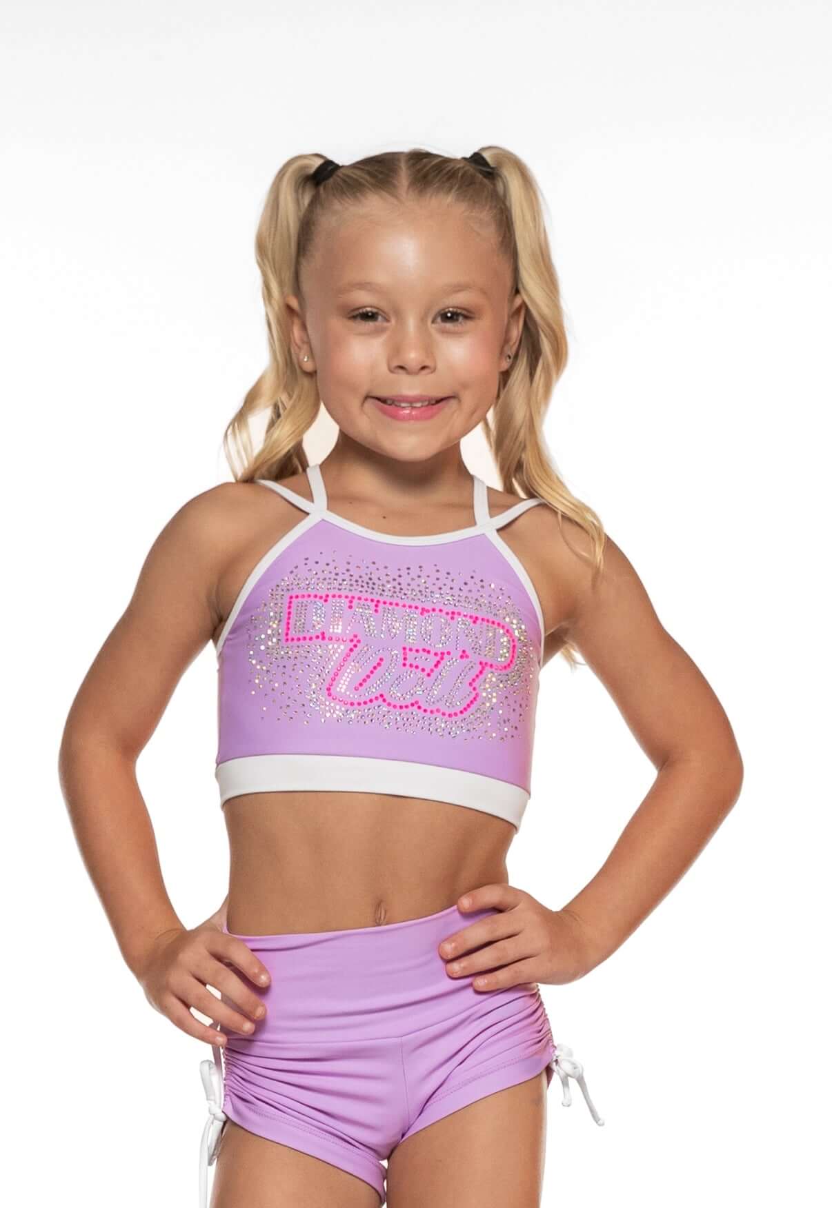 Premium Kids Active Crops Australia | Diamond Doll Couture